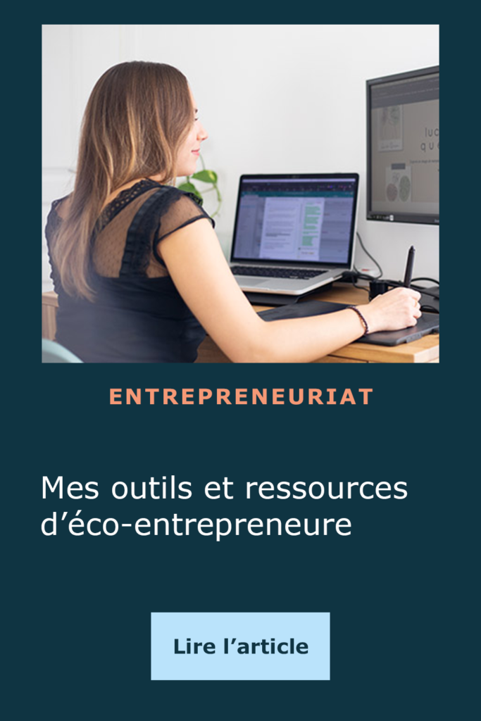 Article mes outils et ressources d'éco-entrepreneure